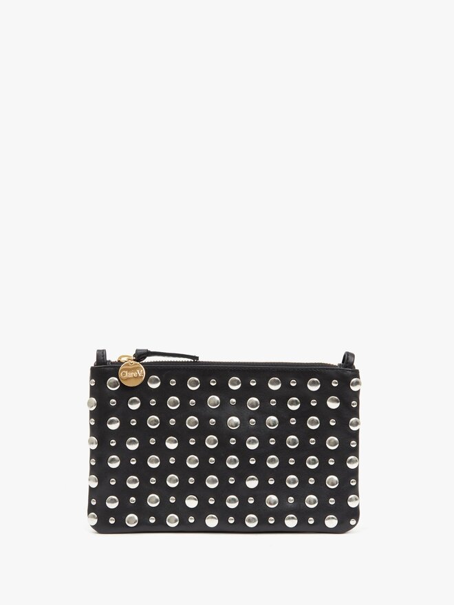 Clare V. Cut Out Leather Clutch
