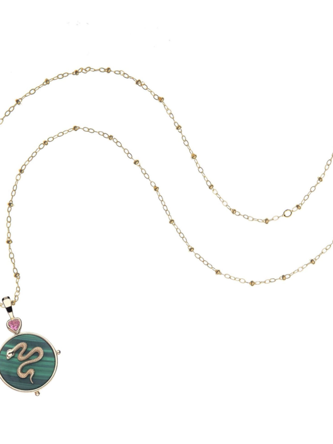Jane Win Charleston Original Coin Pendant Necklace