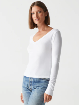 MICHAEL STARS LOGAN V NECK TEE