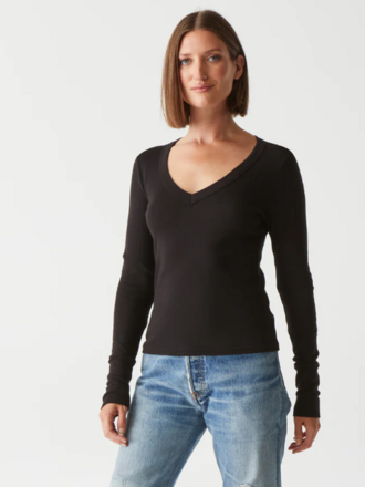 MICHAEL STARS LOGAN V NECK TEE