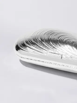 SIMKHAI BRIDGET OYSTER SHELL CLUTCH SIMKHAI BRIDGET OYSTER SHELL CLUTCH
