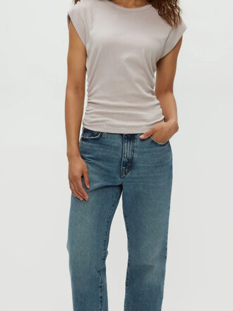 MICHAEL STARS JONI POWER SHOULDER TOP MICHAEL STARS JONI POWER SHOULDER TOP