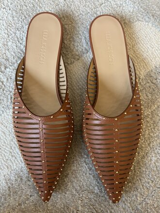 ULLA JOHNSON CALF MULE FLAT ULLA JOHNSON CALF MULE FLAT