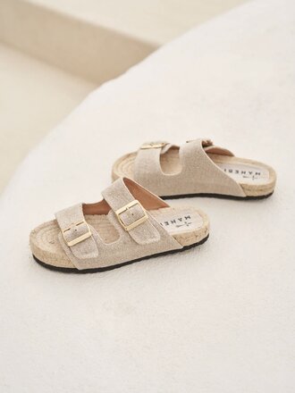 MANEBI La Havana- nordic sandals- natural organic hemp