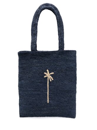 MANEBI Raffia Palm Tote-