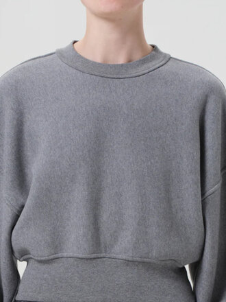AGOLDE KIT CROPPED SWEATSHIRT AGOLDE KIT CROPPED SWEATSHIRT