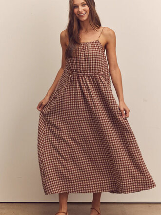 AMENTE PINTUCK CAMI DRESS