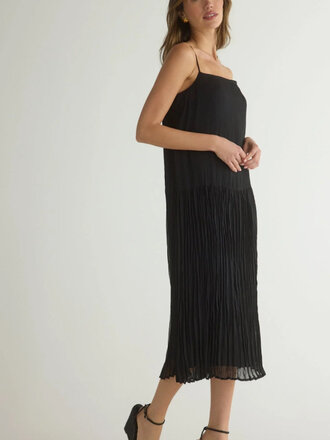 BELLA DAHL DROP WAIST MIDI DRESS