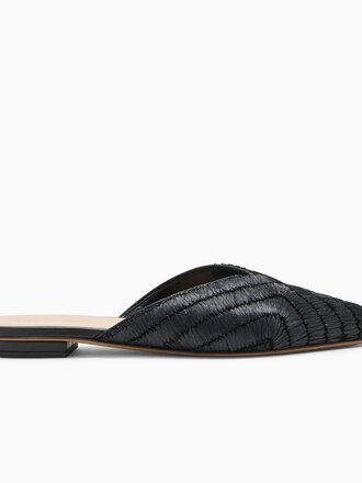 ULLA JOHNSON AUNKIA RAFFIA MULE