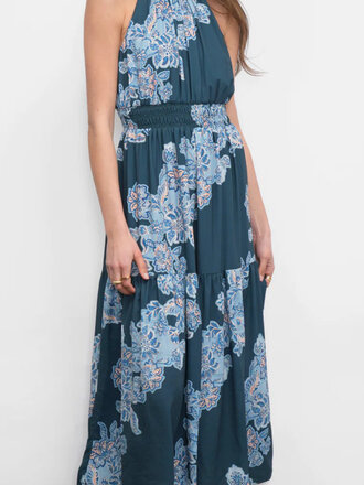 GREYLIN LEYA HALTER MIDI DRESS GREYLIN LEYA HALTER MIDI DRESS
