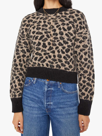 MOTHER THE ITSY CROP JUMPER MOTHER THE ITSY CROP JUMPER