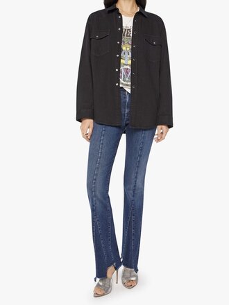 MOTHER THE INSIDER SKIMP POINTY FRAY