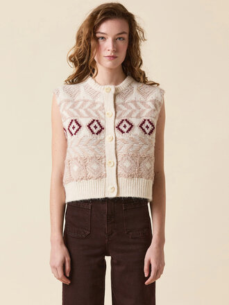 LE JEAN FAIR ISLE VEST LE JEAN FAIR ISLE VEST