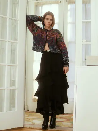 ALLISON NEW YORK ELLA MIDI SKIRT