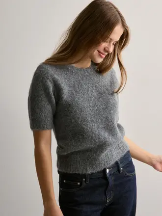 SAMSOE SAMSOE SAJEANNE 3/4 SLEEVE PULLOVER SAMSOE SAMSOE SAJEANNE 3/4 SLEEVE PULLOVER
