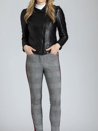 11 UPTOWN COLLARLESS LAMB LEATHER ZIP UP 11 UPTOWN COLLARLESS LAMB LEATHER ZIP UP