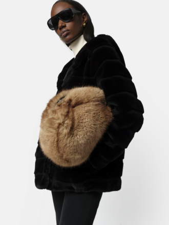 APPARIS JUMBO NOOR BLONDE MINK POCHETTE