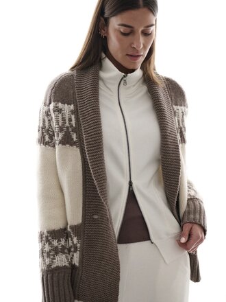 PHARAOH LAWRIE CARDI IN WOOL CASHMERE