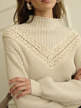 NATION CASSANDRA MOCKNECK PULLOVER