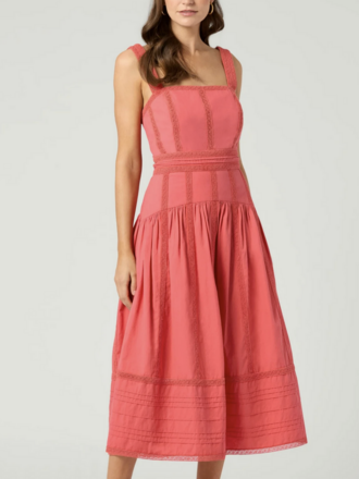 SHOSHANNA ROSETTE DRESS