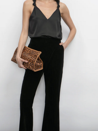 GREYLIN KASSI SHOULDER SATIN TOP GREYLIN KASSI SHOULDER SATIN TOP