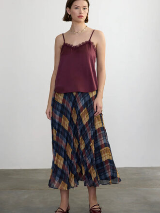 MARGARET O'LEARY NATALYA PLEATED SKIRT