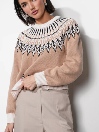 GREYLIN Karine fair isle sweater
