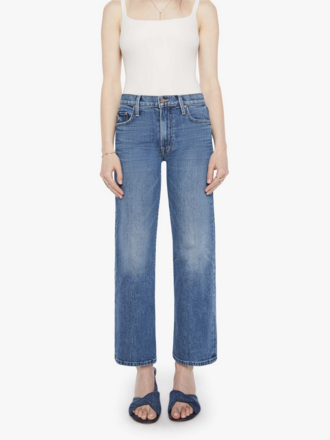 MOTHER THE MID RISE RAMBLER ZIP ANKLE