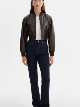 LAMARQUE EVELIN FAUX LEATHER JACKET