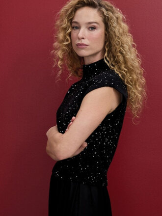 MICHAEL STARS RAINA MOCK NECK SWEATER