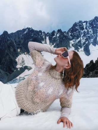 MAIAMI ALPACA MIX JAQUARD PULLOVER