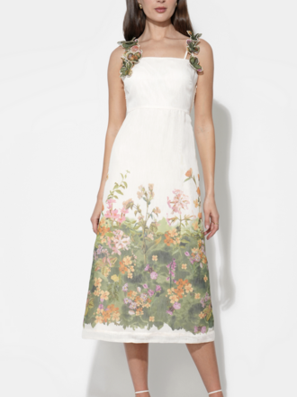 ADELYN RAE ELOISE PRINTED MIDI