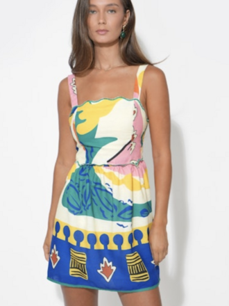 ADELYN RAE REESE MINI DRESS