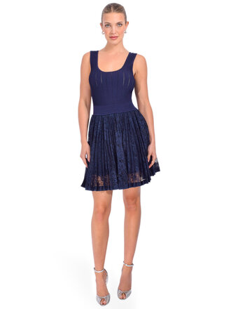 SIMKHAI ELLIS KNIT LACE MINI