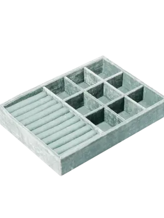 LOREN HOPE Stackable Silk Velvet Jewelry Tray