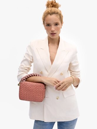 CLARE V Braided Top Handle