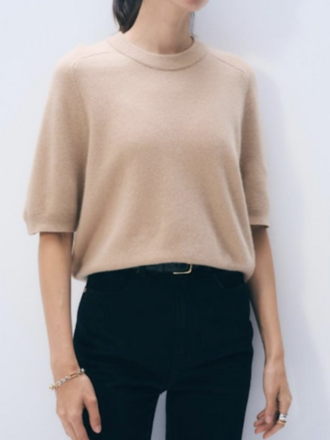 WHITE + WARREN CASHMERE RELAXED T-SHIRT