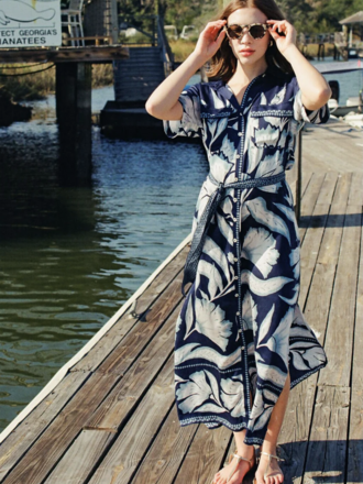 OMIKA AMIRA SHIRT DRESS