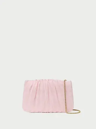 LOEFFLER RANDALL BRIT PLEATED FLAT CLUTCH