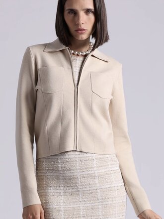 minnie rose ZIP FRONT JACKET