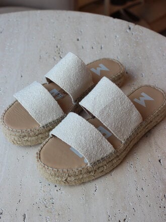 MANEBI double sole 2 bands sandals
