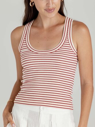 SUNDAYS STRIPE SAMI TANK