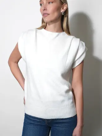 GREYLIN Arieta Sleeveless Funnel Knit Top