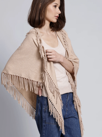 minnie rose CHASMERE FRINGE