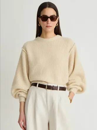 APIECE APART SOFTEST SILK CASHMERE batwing
