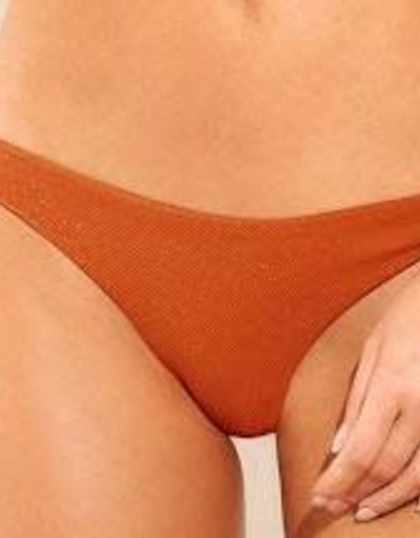 Maaji Maaji Sunset Orange Flirt Thin Side Bikini Bottom 3039SCC600