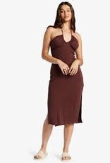 Roxy Roxy Late Sunset Halter Midi Dress- ARJKD03290