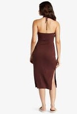 Roxy Roxy Late Sunset Halter Midi Dress- ARJKD03290