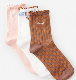 rip curl Ripcurl Gifting Socks 3-Pack- 00AWSO- MULTICO(3282)