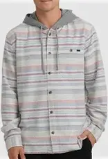 billabong billabong baja flannel hoodie